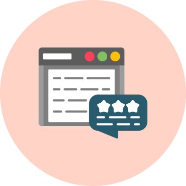 çevrimiçi pazarlama renkli vektör simgesi