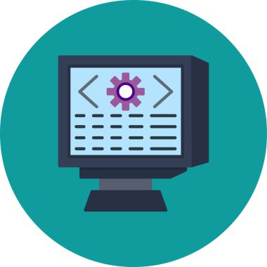 Web tasarım vektörü simgesi