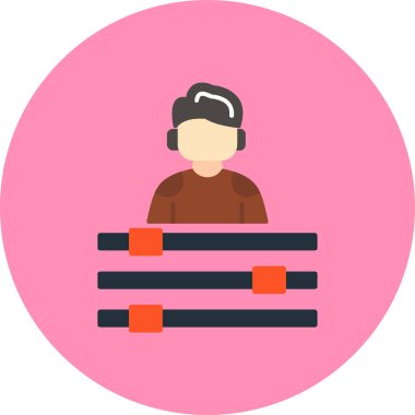 servis simgesi vektör illüstrasyonu