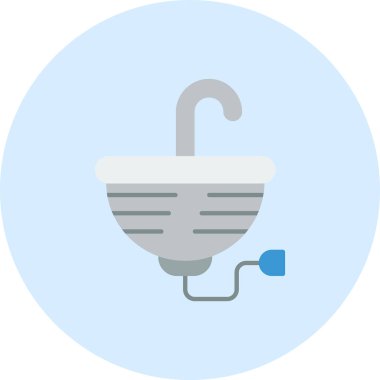 bebek duş vektör çizgisi simgesi, düzenlenebilir felç, piksel simgesi. doğrusal simge