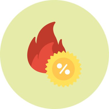 Simge vektör resimlemesini ateşle