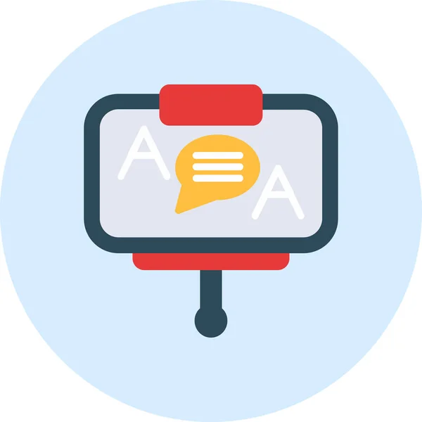 Sohbet simgesi vektör illüstrasyonu