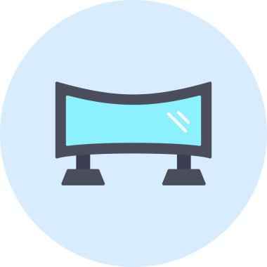 izleyici ikon vektör illüstrasyonu