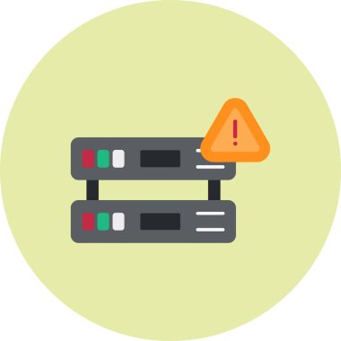 Vektör çizimi. veri sunucu simgesi.