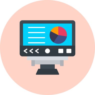 Web simgesi, vektör illüstrasyonu