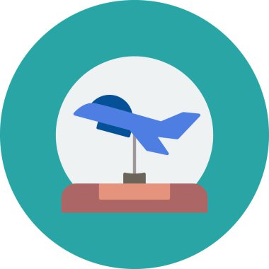 Uçak. Web simgesi basit illüstrasyon