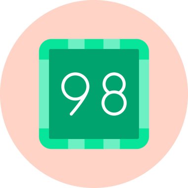 99 simgesi, vektör illüstrasyon tasarımı