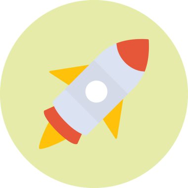 başlangıç vektörü renklendirilmiş düz simge