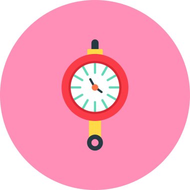 çalar saat simgesi, basit vektör çizim