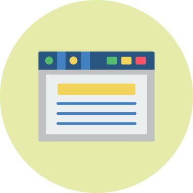 tarayıcı web simge vektör çizim