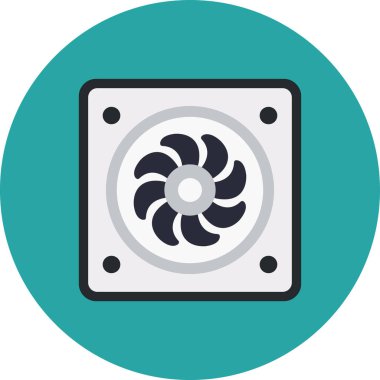 fan simgesi vektör illüstrasyonu