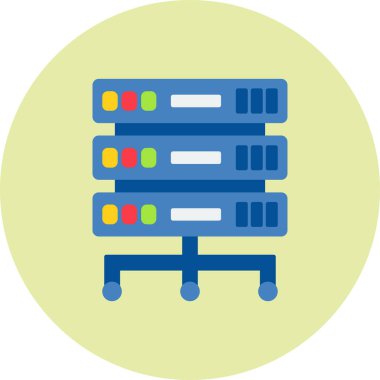 veritabanı vektörü simgeleri modern basit tasarım