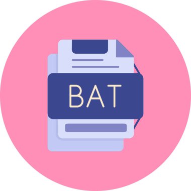 Yarasa. Web simgesi vektör illüstrasyonu