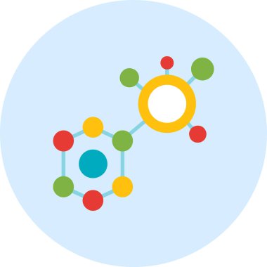 DNA vektör simgesi, vektör basit tasarım