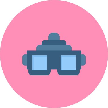 Dürbün. Web simgesi basit illüstrasyon