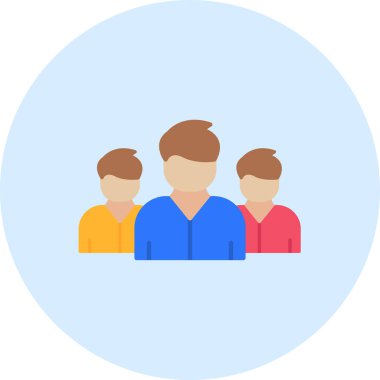 iş vektörü simgeleri modern basit düz