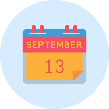 Takvim Vektör Simgesi, vektör illüstrasyonu