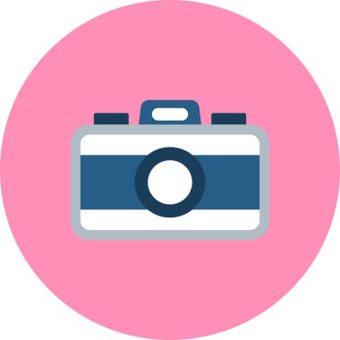 kamera simgesi, vektör illüstrasyonu basit tasarım