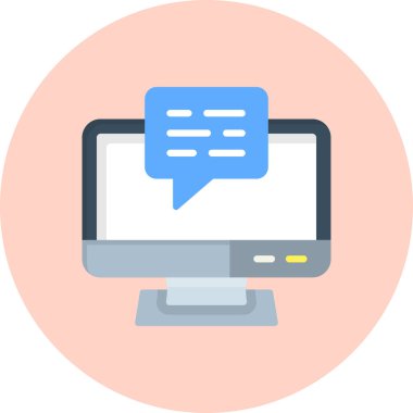 dizüstü bilgisayar simgesi vektörü. Basit resimleme