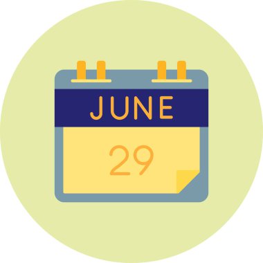 takvimin düz illüstrasyon simgesi tasarımı