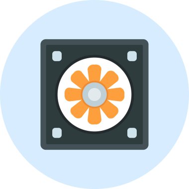 Bir çiçeğin vektör illüstrasyonu