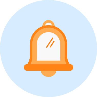 Zil. Web simgesi basit illüstrasyon