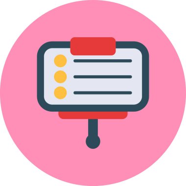 Kart. Web simgesi basit illüstrasyon