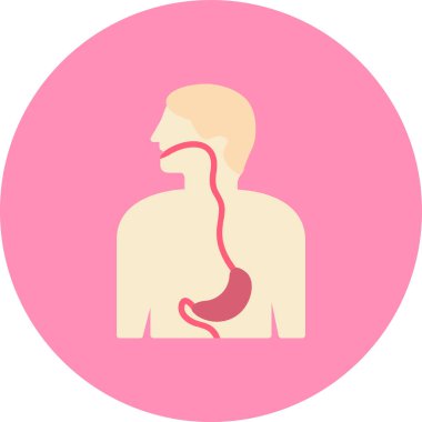 mide ikonu vektör illüstrasyonu