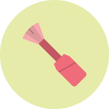 boya fırçası, basit ikon vektör çizimi