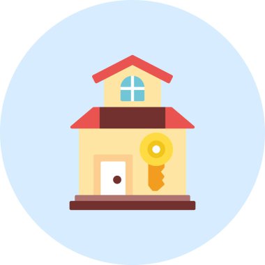 ev vektör simgesi, vektör basit tasarımı