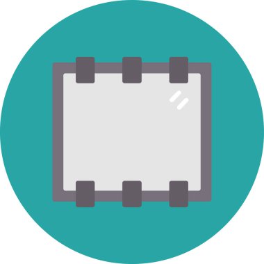 Kamera. Web simgesi basit illüstrasyon