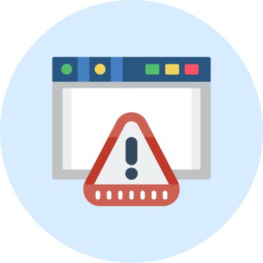 hata vektör simgesi, vektör basit tasarım