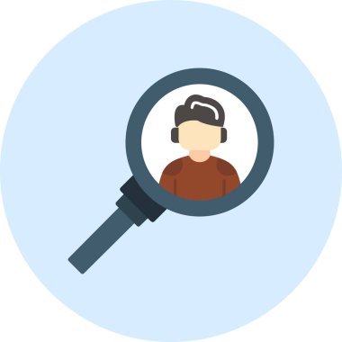 Ara. Web simgesi basit illüstrasyon