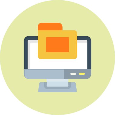 Web simgesi, vektör illüstrasyonu, basit ve modern tasarım