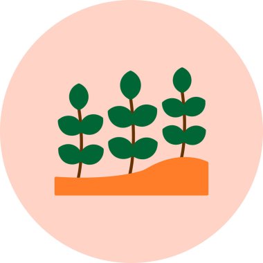 Ağaç simgesinin vektör illüstrasyonu