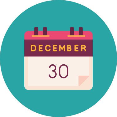 Takvim simgesi. vektör illüstrasyonu