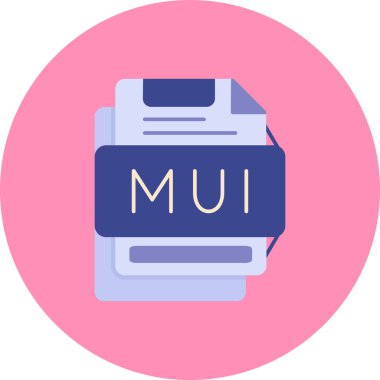 dosya biçimi simgesi, vektör illüstrasyonu