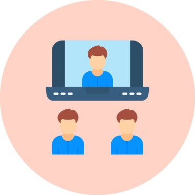 dizüstü bilgisayar simgesi. vektör illüstrasyonu