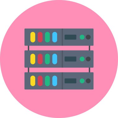 Modern bir bilgisayar simgesinin vektör çizimi
