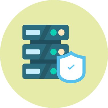 sunucu vektör simgesi, vektör basit tasarım