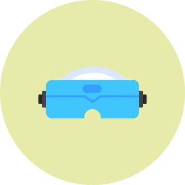 Gözlük. Web simgesi basit illüstrasyon