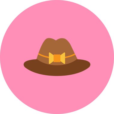 Şapka. Web simgesi basit illüstrasyon