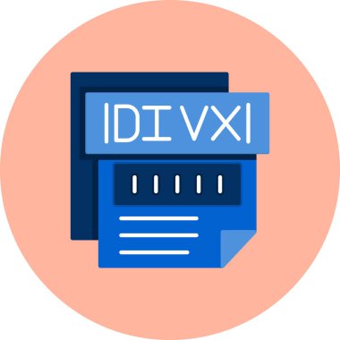 dosya biçimi simgesi, vektör illüstrasyonu