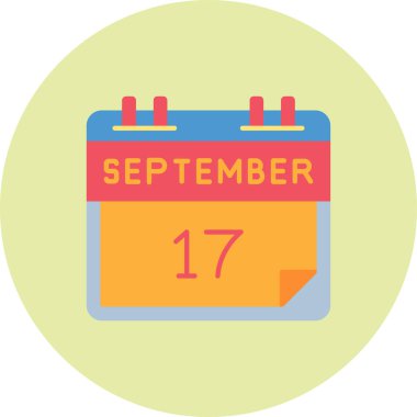 Takvim simgesi vektör illüstrasyonu