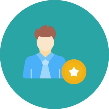 İnsan simgesinin vektör illüstrasyonu