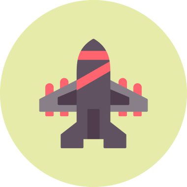 Uçak. Web simgesi basit illüstrasyon