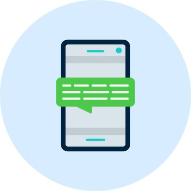 Mobil sohbet. Basit tasarım