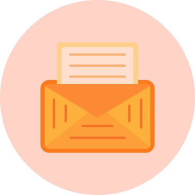 E- posta simgesinin vektör illüstrasyonu