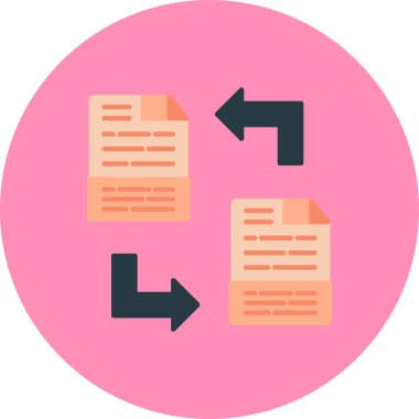 belge simgesi, vektör çizimi