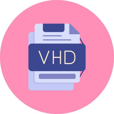 dosya biçimi simgesi, vektör illüstrasyonu